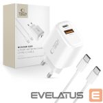 Muud kaubad Tech-Protect  Tech-Protect NCA45W-GAN 2-Port 45W Wall Charger with USB-C Cable - White 