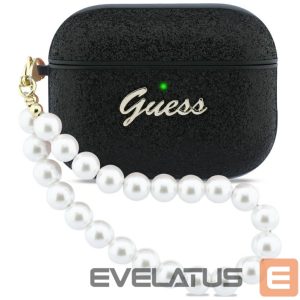 Muud kaubad Guess  Guess Glitter Pearl Strap Case for AirPods Pro 3 - Black 