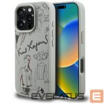 Tagakaaned Karl Lagerfeld  Karl Lagerfeld Grained Pattern & Logo MagSafe Case for iPhone 16 Pro Max - Gray 