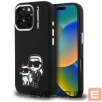 Muud kaubad Karl Lagerfeld  Karl Lagerfeld Silicone Karl&Choupette Sketch MagSafe Case for iPhone 16 Pro - Black 