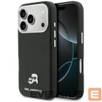 Muud kaubad Karl Lagerfeld  Karl Lagerfeld Karl & Choupette Head Pins Saffiano MagSafe Case for iPhone 17 Pro Max - Black 