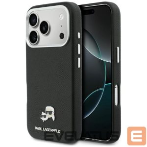 Muud kaubad Karl Lagerfeld  Karl Lagerfeld Karl & Choupette Head Pins Saffiano MagSafe Case for iPhone 17 Pro Max - Black 