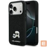 Muud kaubad Karl Lagerfeld  Karl Lagerfeld Rhinestones Karl&Choupette Pin Case for iPhone 17 Pro - Black 