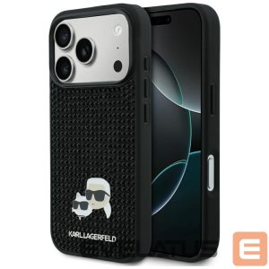 Muud kaubad Karl Lagerfeld  Karl Lagerfeld Rhinestones Karl&Choupette Pin Case for iPhone 17 Pro - Black 