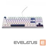 Arvuti klaviatuur Machenike  Machenike K500B-B87 Wired Mechanical Gaming Keyboard with Backlight, Red Switch - White 