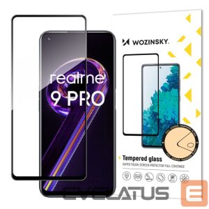 Muud kaubad Wozinsky  Wozinsky Tempered Glass Full Glue Super Tough Screen Protector Full Coveraged with Frame Case Friendly for Realme 9 Pro black 