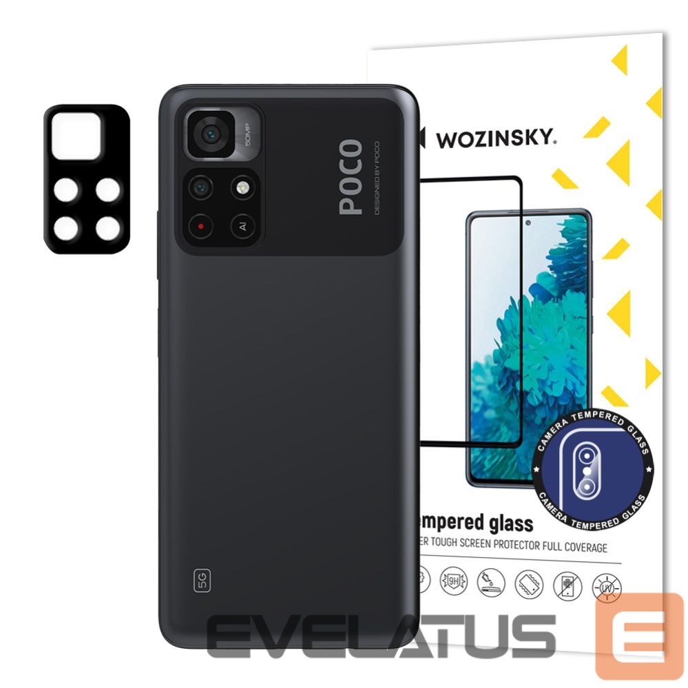 Muud kaubad Wozinsky Wozinsky Full Camera Glass 9H Full Camera Tempered Glass for Xiaomi Poco M4 Pro 5G Camera
