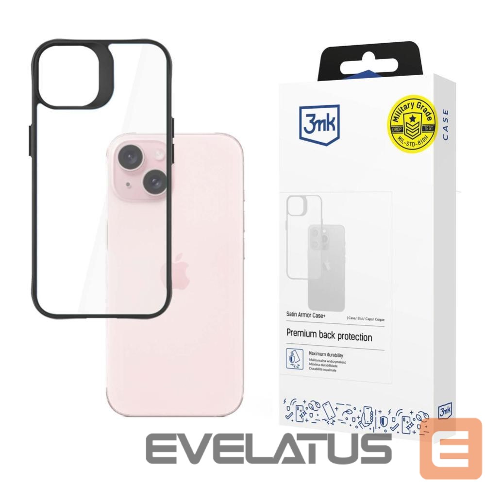 Muud kaubad 3MK Apple iPhone 15 Plus - 3mk Satin Armor Case+