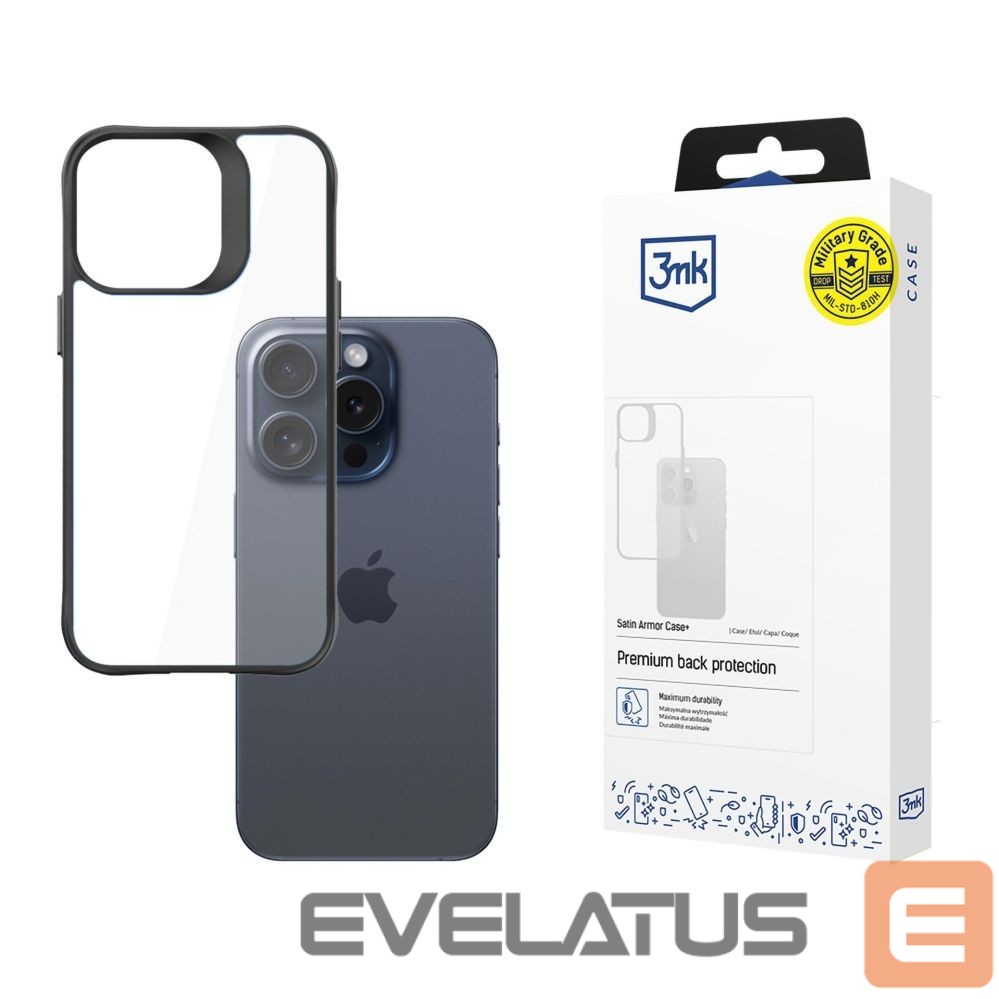 Muud kaubad 3MK Apple iPhone 15 Pro - 3mk Satin Armor Case+