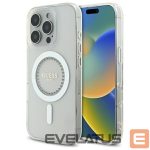 Muud kaubad Guess  Guess IML Rhinestones MagSafe Case for iPhone 16 Pro - White 