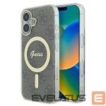 Muud kaubad Guess  Guess IML 4G MagSafe Case for iPhone 16 Plus - Brown 