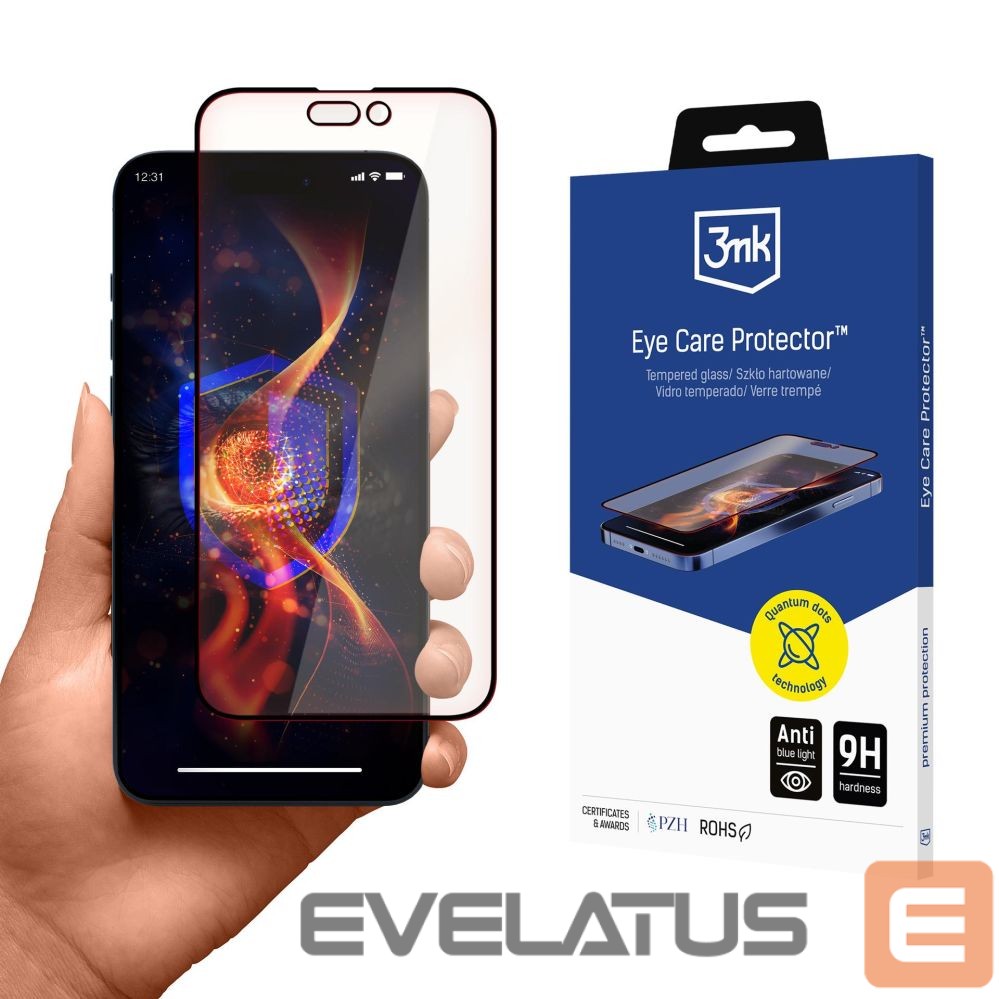 Muud kaubad 3MK Tempered Glass 3mk Eye Care Protector for Apple iPhone 14 Pro