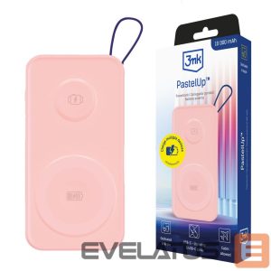 Muud kaubad 3MK  Powerbank 3mk PastelUp 10,000mAh 22.5W USB 1A1C - pink 