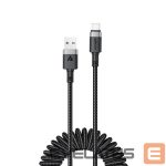 Muud kaubad Acefast  Acefast C14-04 USB-A - USB-C Cable Spring 480Mb/s 3A 1.2m - Black 