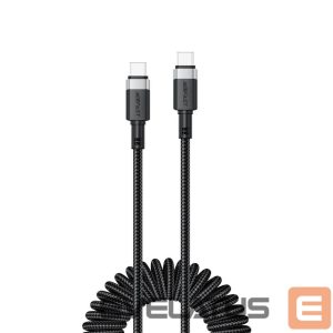 Muud kaubad Acefast  Acefast C14-03 USB-C - USB-C Spring Cable 480Mb/s 3A 1.2m - Black 