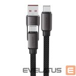 Muud kaubad Acefast  Acefast C13-04 USB-C - USB-A / USB-C Cable 480Mb/s 3A 1.2m - Black 