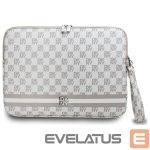 Muud kaubad DKNY  DKNY Sleeve Checkered Pattern Printed Stripes 16" Laptop Case - Beige 