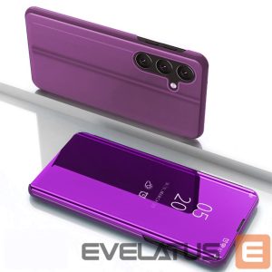 Muud kaubad Hurtel  Clear View Case for Samsung Galaxy S25 Cover with Flip - Pink 