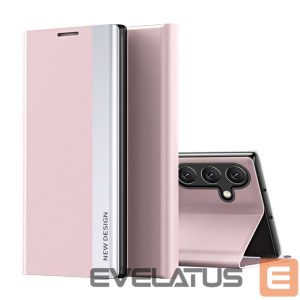 Muud kaubad Hurtel  Sleep Case Pro Samsung Galaxy S25 Case with Flip and Stand - Pink 