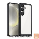 Muud kaubad Hurtel  Outer Space Case with Gel Frame for Samsung Galaxy S25 - Black 