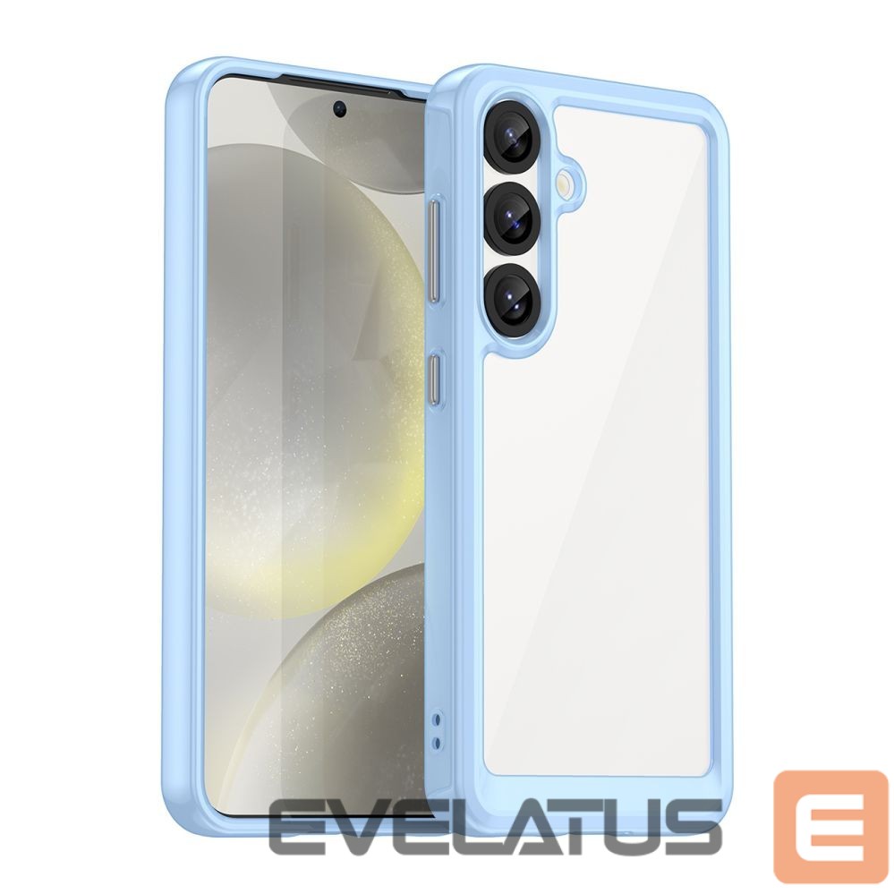 Muud kaubad Hurtel Outer Space Case with Gel Frame for Samsung Galaxy S25 - Blue