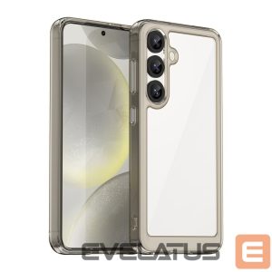Muud kaubad Hurtel  Outer Space Case with Gel Frame for Samsung Galaxy S25 - Clear Black 