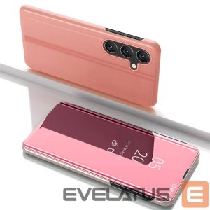 Muud kaubad Hurtel  Clear View Case for Samsung Galaxy S25+ Cover with Flip - Pink 