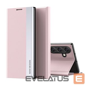 Muud kaubad Hurtel  Sleep Case Pro Samsung Galaxy S25+ Case with Flip and Stand - Pink 