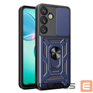 Muud kaubad Hurtel  Hybrid Armor Camshield with Camera Cover and Metal Ring for Samsung Galaxy S25+ - Blue 