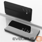 Muud kaubad Hurtel  Clear View Case for Samsung Galaxy S24 FE Cover with Flip - Black 