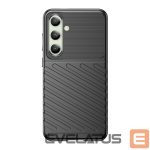 Muud kaubad Hurtel  Thunder Case for Samsung Galaxy S24 FE Silicone Armored Cover - Black 