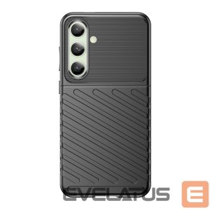 Muud kaubad Hurtel  Thunder Case for Samsung Galaxy S24 FE Silicone Armored Cover - Black 