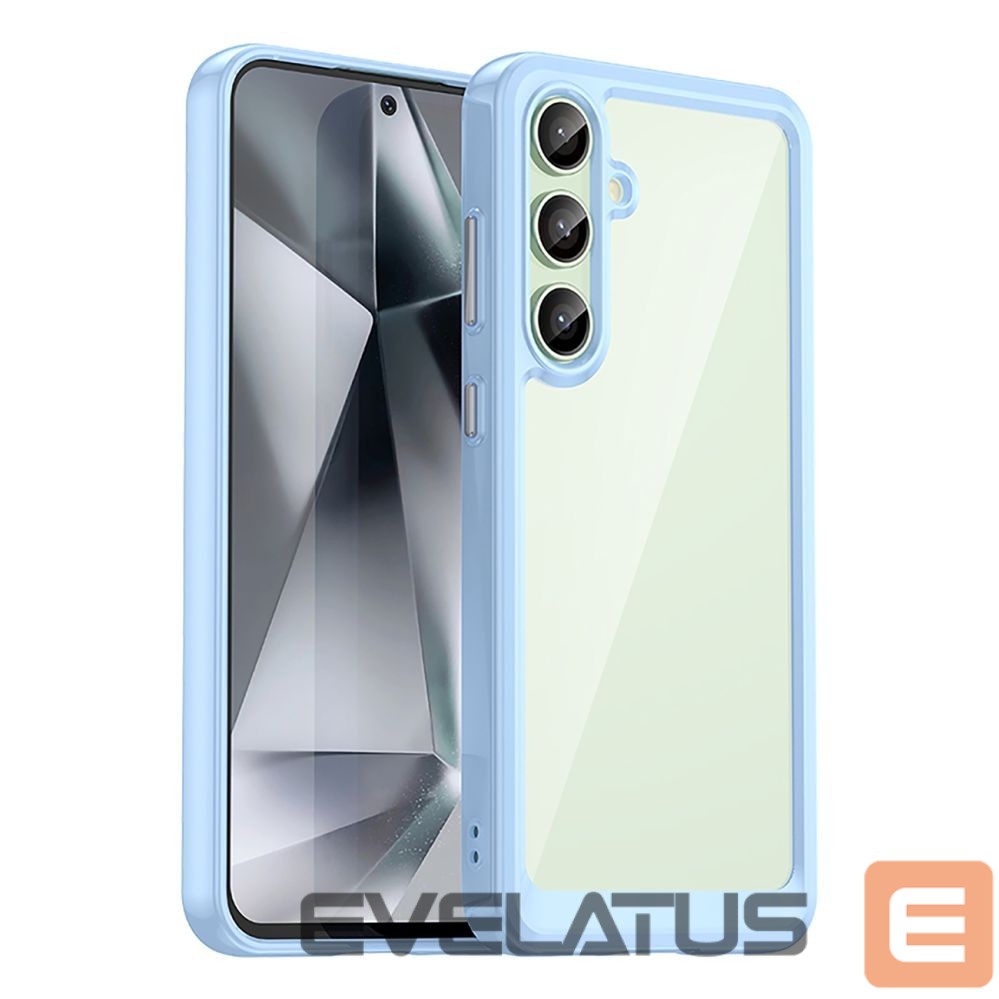 Muud kaubad Hurtel Outer Space Case with Gel Frame for Samsung Galaxy S24 FE - Blue