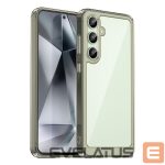 Muud kaubad Hurtel  Outer Space Case with Gel Frame for Samsung Galaxy S24 FE - Clear Black 