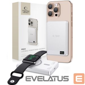 Muud kaubad Tech-Protect  Powerbank Tech-Protect PB33 LifeMag MagSafe 5000mAH - silver 