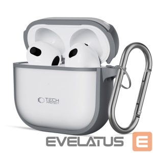 Muud kaubad Tech-Protect  Tech-Protect Slim Hook Case for AirPods 4 - Gray 