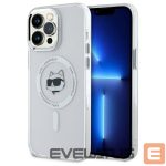 Muud kaubad Karl Lagerfeld  Karl Lagerfeld IML Metal Choupette Head MagSafe iPhone 13 Pro Case - White 