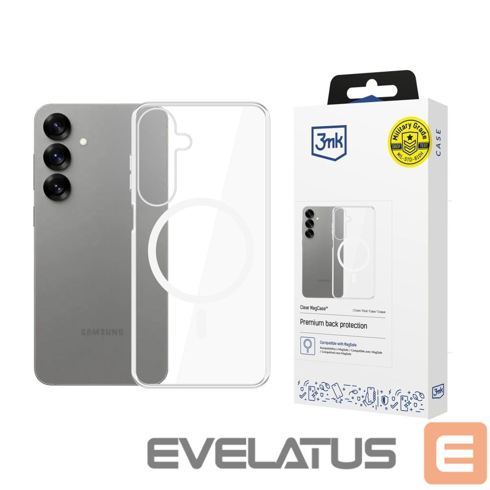 Muud kaubad 3MK 3mk Clear MagCase for Samsung Galaxy S25+ - transparent