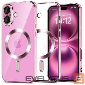 Muud kaubad Tech-Protect  Tech-Protect MagFlex MagSafena iPhone 16 Case - Clear / Pink 