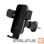 Automaatne hoidja Wozinsky  Wozinsky WEDZ-3Y8S clamp car holder with 15W inductive charger for phone on the air vent - black 