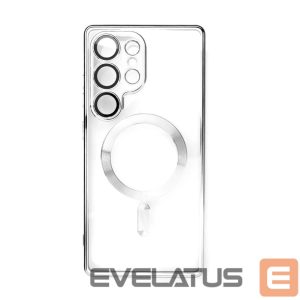 Tagakaaned Hurtel  Electroplated Case with MagSafe galvanized for iPhone 16e - silver 