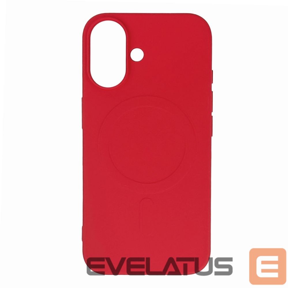 Tagakaaned Hurtel Liquid Silicone Case with MagSafe for Samsung Galaxy A16 5G - Red