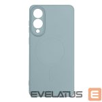 Tagakaaned Hurtel  Liquid Silicone Case with MagSafe for Samsung Galaxy S25 Edge - light blue 