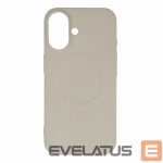 Tagakaaned Hurtel  Liquid Silicone Case with MagSafe for Samsung Galaxy S25 Edge - Beige 
