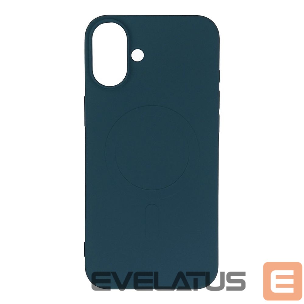 Tagakaaned Hurtel Liquid Silicone Case with MagSafe for Samsung Galaxy S25 Edge - Blue