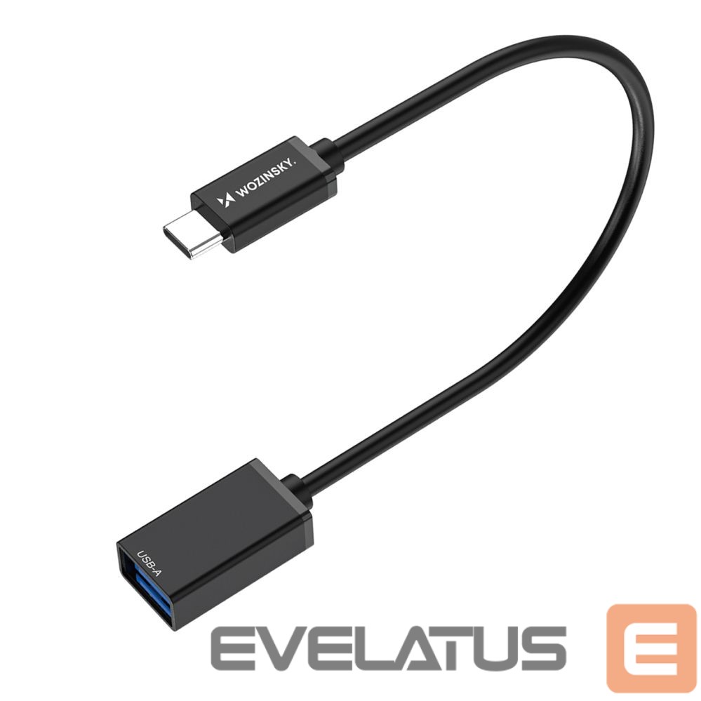 Üleminek Wozinsky Wozinsky WOTGY1S USB-C 3.0 (male) - USB-A 3.0 (female) OTG Adapter - Black
