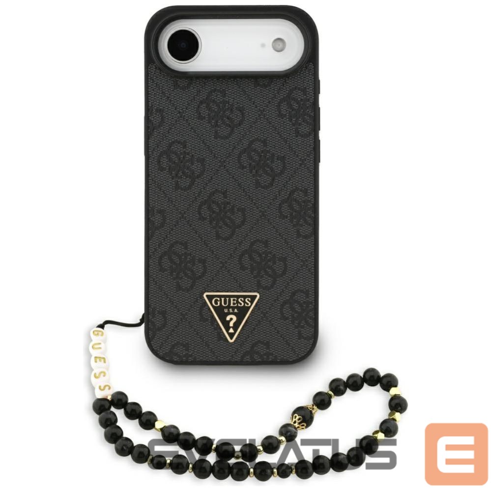 Muud kaubad Guess Guess 4G Strap Triangle Logo MagSafe Case for iPhone 17 Air - Black