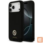 Muud kaubad Guess  Guess Silicone Logo Strass 4G MagSafe Case for iPhone 17 Pro Max - Black 