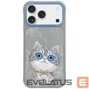 Muud kaubad Nimmy  Nimmy Big Eyed Pet 2.0 Cat Case for iPhone 17 Pro Max - Gray 