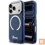 Muud kaubad Guess  Guess IML Script Metal MagSafe Case for iPhone 17 Pro Max - Blue 